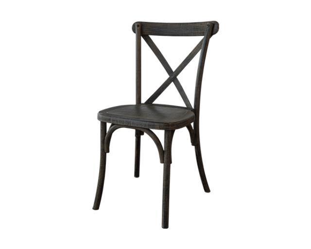 Chair, Crossback Ash Grey Resin - Special Event Sales