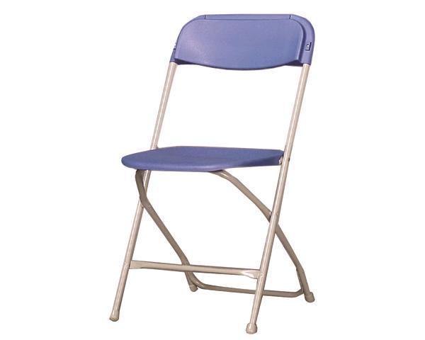 Chair, Medium Blue Seat & Grey Frame - Special Event Sales