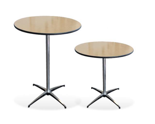 Table, 30" Round Cocktail 30" & 42" High - Special Event Sales