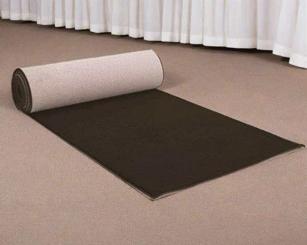 Carpet, Black 4' x 25' - Special Event Sales