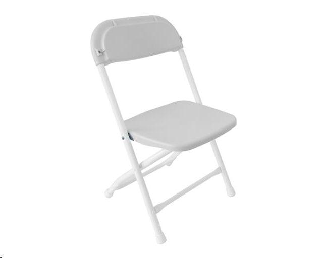 Chair, Children's Folding Bright White - Special Event Sales