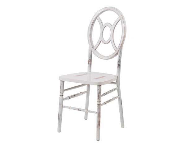 Chair, Veronica Limewash Assembled