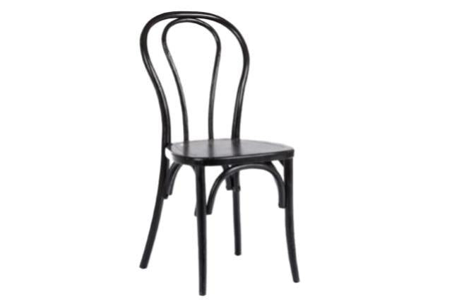 Chair, Bentwood Black Assembled