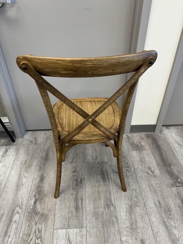 Chair, Crossback Oak Resin Textured