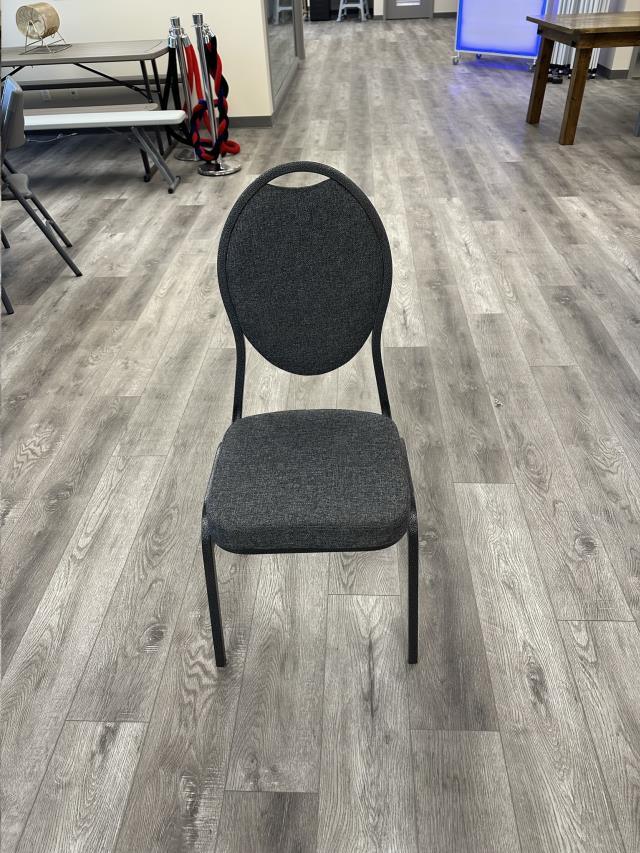 Chair, Banquet Oval Grey - Special Event Sales
