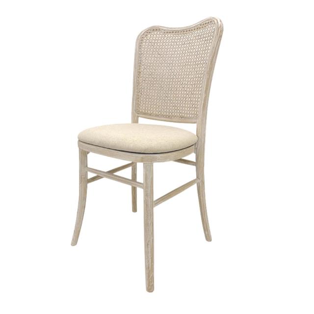Chair, Saskia Beech Stonewash