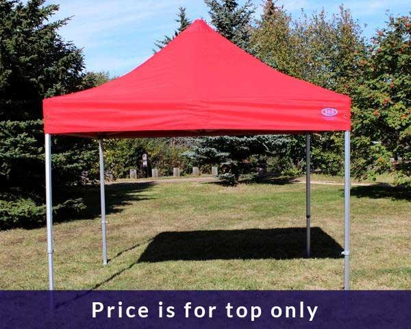 Pop up Top, 10' x 10' Red Hd