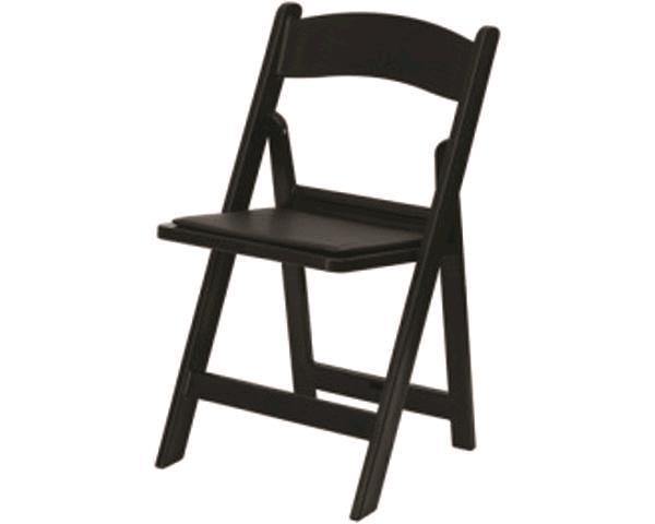 Chair, Black Resin Folding - Special Event Sales