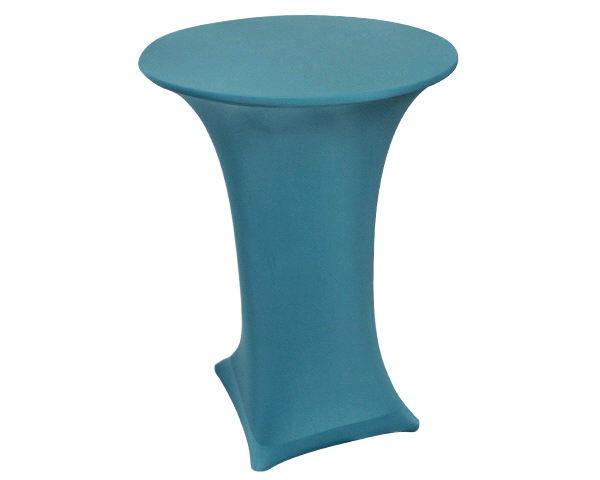 Spandex Cover 42" Tall X 30" Diameter Turquoise - Special Event Sales