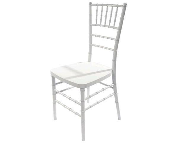 Chair, Chiavari White Resin - Special Event Sales