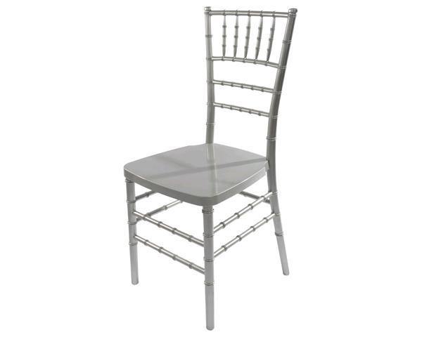 Chair, Chiavari Silver Resin - Special Event Sales