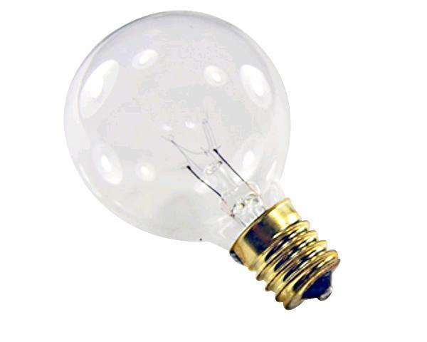 Bulb, Cafe 50mm Round 7 Watt Clear - Special Event Sales