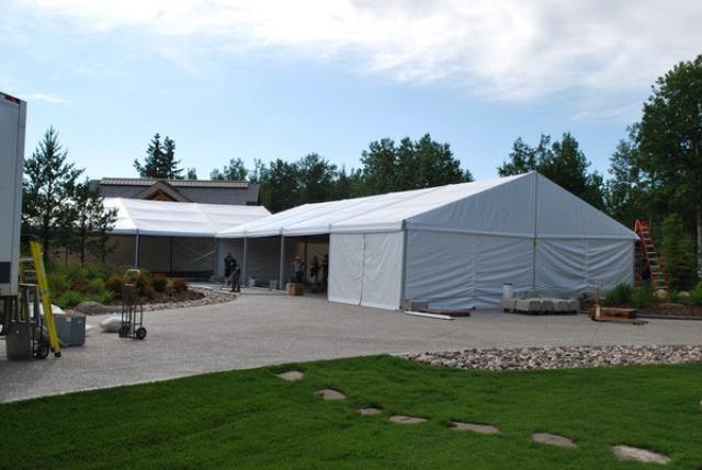 Clearspan Tent, 9M X 10M Plain Walls - Special Event Sales
