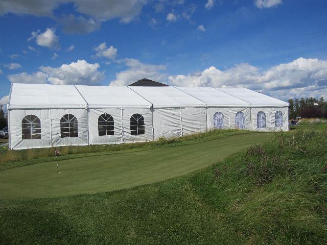 Clearspan Tent, 9M X 25M Plain Walls - Special Event Sales