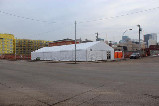 Clearspan Tent, 9M X 30M Plain Walls - Special Event Sales
