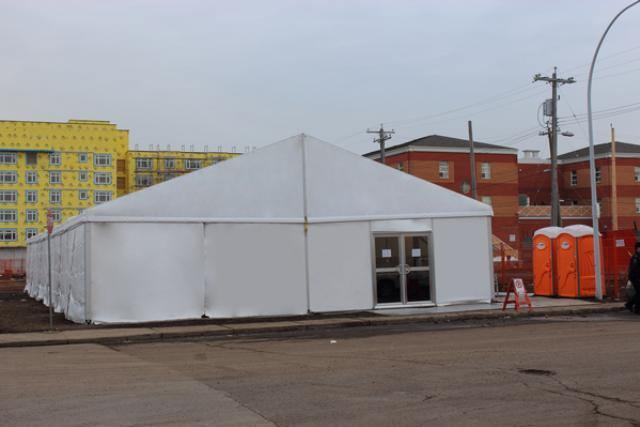 Clearspan Tent, 9M X 55M Plain Walls - Special Event Sales