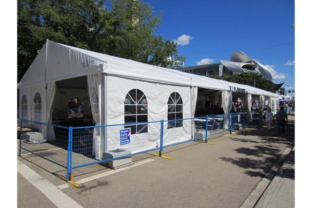 Clearspan Tent, 9M X 60M French Windows - Special Event Sales