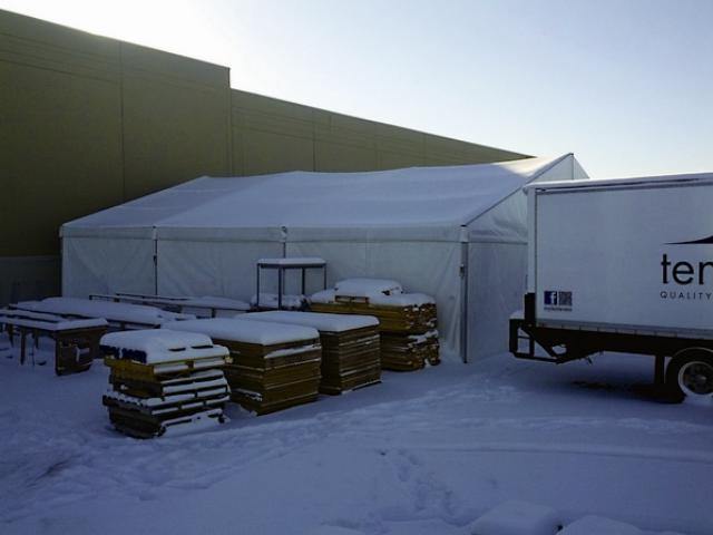Clearspan Tent, 12M X 15M Plain Walls - Special Event Sales