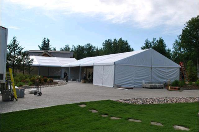 Clearspan Tent, 12M X 20M Plain Walls - Special Event Sales