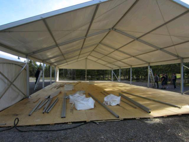 Clearspan Tent, 12M X 35M Plain Walls - Special Event Sales