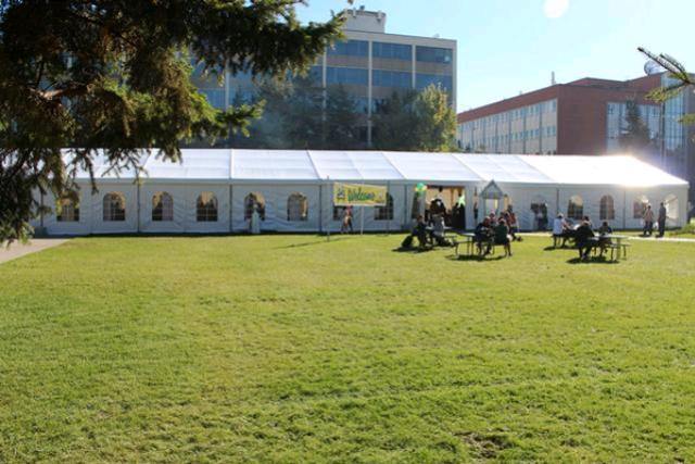 Clearspan Tent, 12M X 50M French Walls - Special Event Sales