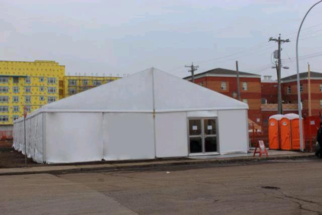 Clearspan Tent, 12M X 55M Plain Walls - Special Event Sales