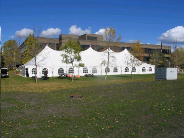 Pole Tent 40' x 120' White - Special Event Sales