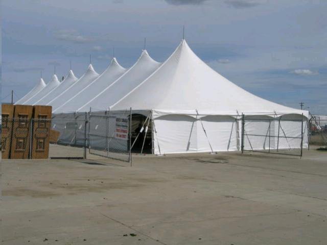 Pole Tent 40' x 160' White - Special Event Sales