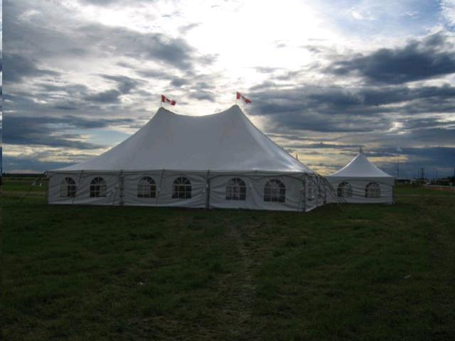 Pole Tent 60' x 40' White - Special Event Sales