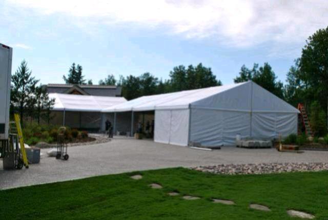 Clearspan Tent, 18M X 10M Plain Wall - Special Event Sales