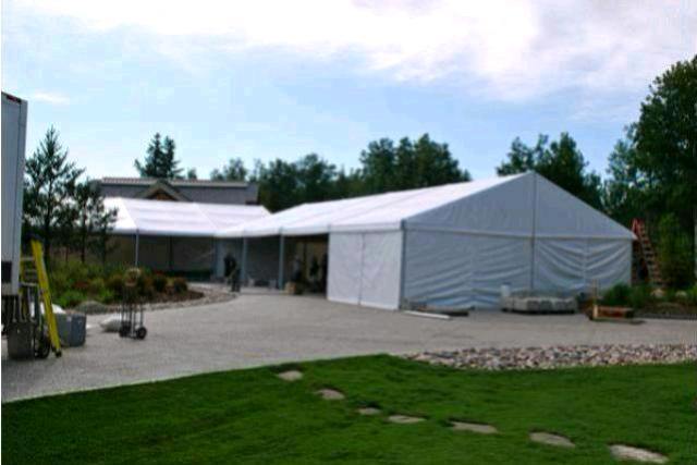 Clearspan Tent, 18M X 65M Plain Wall - Special Event Sales
