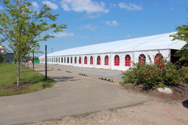 Clearspan Tent, 18M X 70M French Window - Special Event Sales